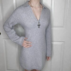 Abercrombie Gray Sweater Dress